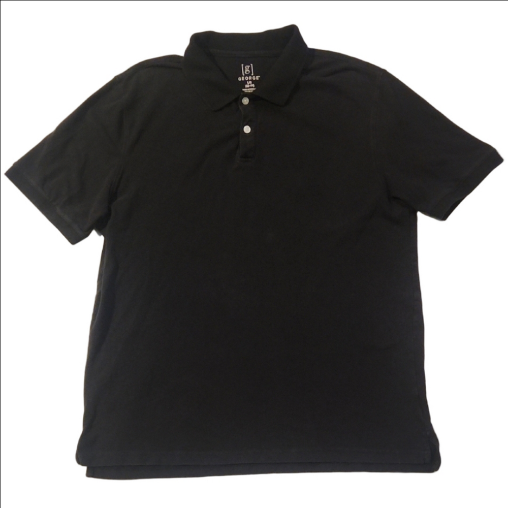 3/$20 George Men's Black Polo Shirt